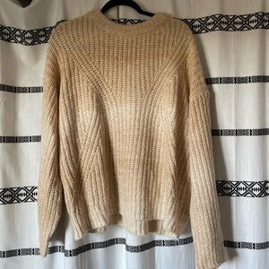 a new day cream sweater XL